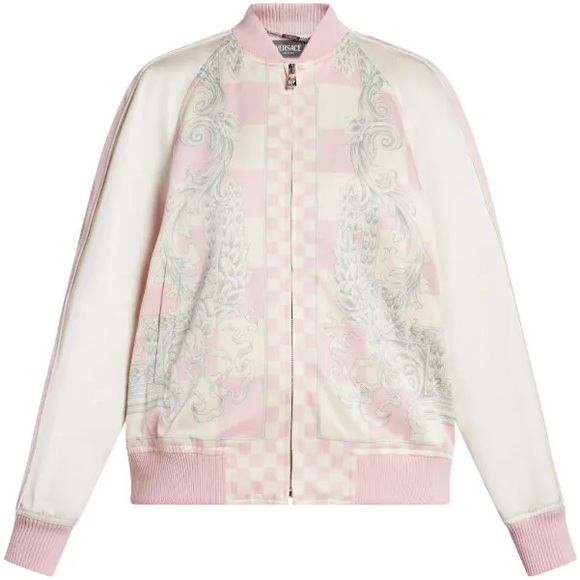 Versace Barocco-print bomber jacket - Picture 1 of 16